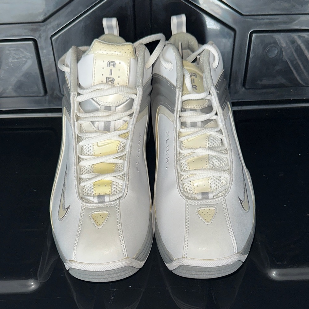 Nike Air Flight White and Gray High-Tops